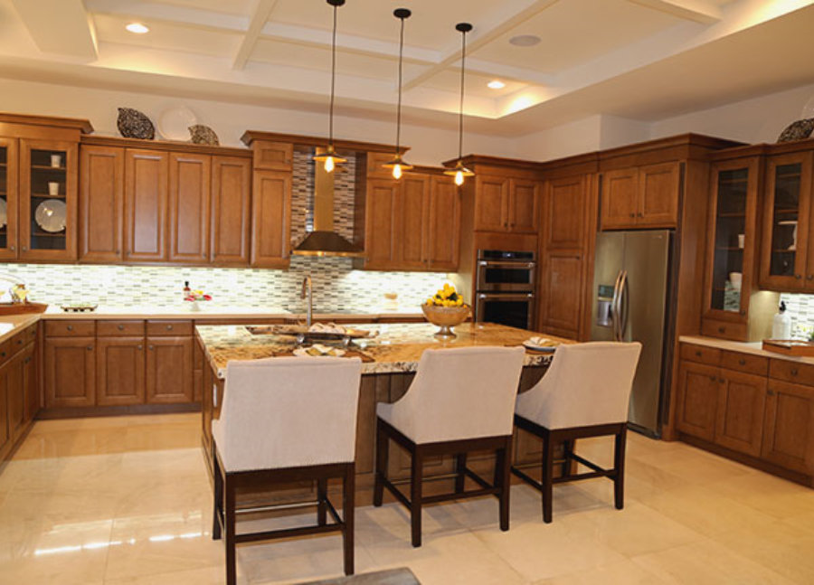 USA Interiors of Miami, FL Customdesigned marble, tile and granite of